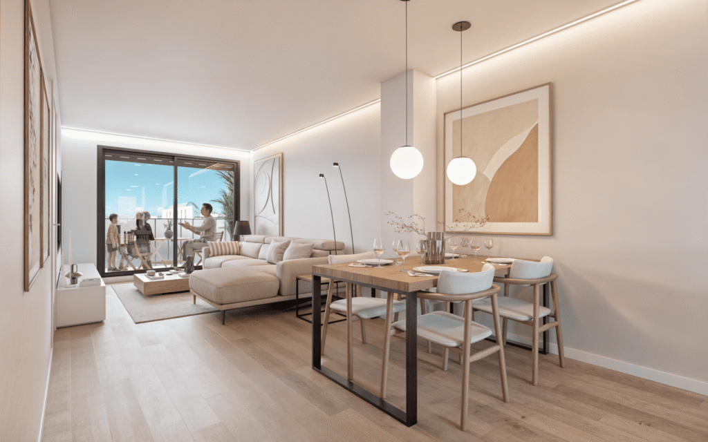 MODELO 3D INTERIORES PROYECTO BILBAO SAL‡N MOD post